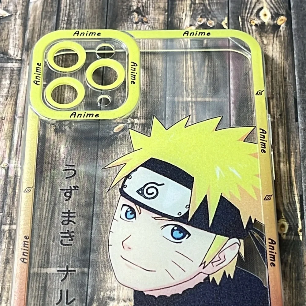 5for$10 Anime Naruto Uzumaki iPhone 11 Pro Max Transparent Phone Case NWOT